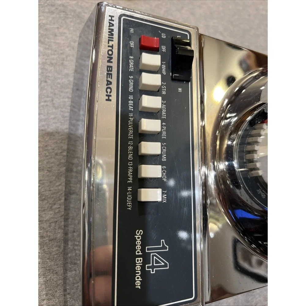 Vintage Hamilton Beach Scovill 575 Blender Retro 14 Speed-Tested‎ Works